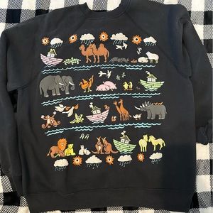 Vintage Noah’s Arc puffy print colorful‎ Tshirt